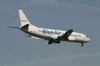 YR-BAD @ EBBR - flight JOR123 is descending to rwy 02