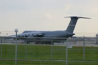 69-0013 @ FFO - Taking the runway for departure.  Seen from across the street.