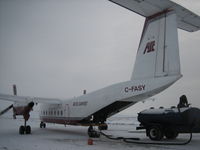 C-FASY - Buffalo unloading at exploration camp, NWT - by Adam Kristenson