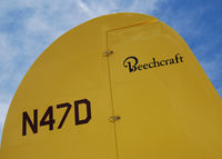 N47D @ BDU - Staggerwing parked for display at Boulder's Open House 2008. - by Bluedharma