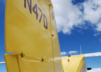 N47D @ BDU - Staggerwing parked for display at Boulder's Open House 2008. - by Bluedharma
