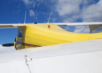 N47D @ BDU - Staggerwing parked for display at Boulder's Open House 2008. - by Bluedharma