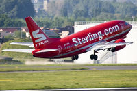 OY-APH @ EBBR - Lift off from (exceptional) rwy 07R. - by Philippe Bleus