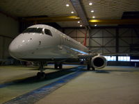 HB-JQE @ EHAM - Brand new Embraer at QAPS! It was already painted in FlyBaboo colors but some decorations still had to be added, and that was our job. It was supposed to get the same decoration on the engines as HB-JQB currently has, also painted by QAPS. But there wasn' - by Remon Pouw