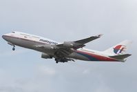 9M-MPI @ EGLL - Malaysia Airlines 747-400