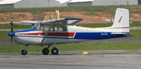 N8342B @ DAN - 1957 Cessna 172 in Danville Va. - by Richard T Davis