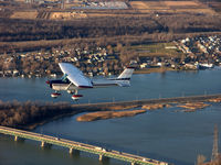 C-GAES - Vol au dessus du pont de Hawkesbury - by Louis Boucher