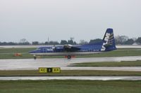 OO-VLE @ EGCC - Taken at Manchester Airport on a typical showery April day - by Steve Staunton