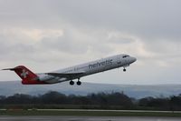 HB-JVG @ EGCC - Taken at Manchester Airport on a typical showery April day - by Steve Staunton