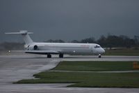 HB-JIB @ EGCC - Taken at Manchester Airport on a typical showery April day - by Steve Staunton