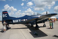 N128BC @ LAL - T-28 - by Florida Metal