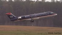 N406AW @ RDU - Taking to the air