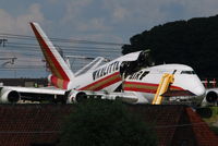 N704CK @ BRU - Kalitta 747-200 overrun the runway at BRU