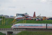 N704CK @ BRU - Kalitta 747-200 overrun the runway at BRU