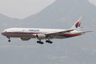 9M-MRA @ VHHH - Malaysia Airlines 777-200