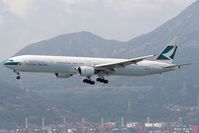B-HNK @ VHHH - Cathay Pacific 777-300