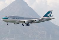 B-HKS @ VHHH - Cathay Pacific 747-400