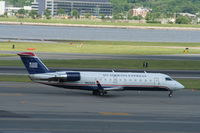 N405AW @ KDCA - CL-600-2B19 - by Mark Pasqualino