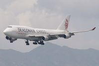B-KAF @ VHHH - Dragonair Cargo 747-400