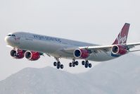G-VFIZ @ VHHH - Virgin Atlantic A340-600