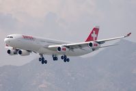 HB-JML @ VHHH - SWISS A340-300 - by Andy Graf-VAP