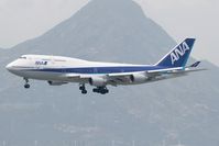 JA8958 @ VHHH - ANA 747-400