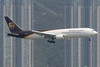 N302UP @ VHHH - UPS 767-300