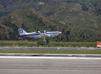N313CH @ SZP - 1991 Hautamaki GLASAIR III SH-3R, Lycoming IO-540, Vicki's 'Cruse Missile' Sport Class Reno racer, quick takeoff Rwy 22 - by Doug Robertson