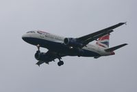 G-EUOE @ EGLL - Heathrow Airport 21/04/08 (married 19/04/08 - spotting two days later) - by Steve Staunton
