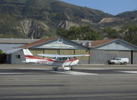 N172EP @ SZP - 1976 Cessna 172N SKYHAWK II, Lycoming O-320-E2D 150 Hp, takeoff roll Rwy 22 - by Doug Robertson