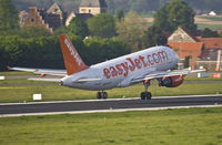 HB-JZO @ BRU - Lift off from rwy 07R in the late afternoon. APU exhaust particularly visible. - by Philippe Bleus