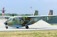 0205 @ EPKS - Thgis M-28 brought in some personnel for the commanders meet at Poznan.