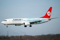 TC-JGU @ EDDL - On short finals at DUS - by Micha Lueck
