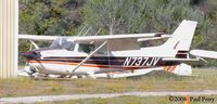 N737JV @ EWN - Skyhawk secured and quiet