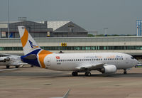 TS-IED @ EGCC - Karthago 737 taken from inside Terminal 3 at Manchester