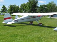 N2573N @ O74 - In the grass at Mt. Victory, OH - by Bob Simmermon