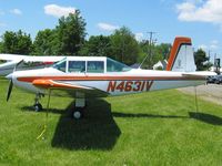 N4631V @ O74 - A little misfortune and some soft turf led to a nosewheel failure of this very nice Varga. - by Bob Simmermon