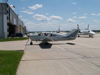 N14758 @ KLNK - TAKING TO THE HANGER - by Gary Schenaman