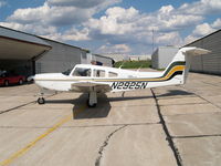 N2925N @ LNK - PUTTING PLANE BACK INTO HANGER - by Gary Schenaman