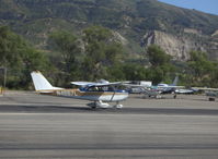 N4667L @ SZP - 1966 Cessna 172G, Continental O-300 145 Hp, takeoff roll Rwy 22 - by Doug Robertson