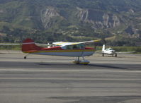 N4319B @ SZP - 1955 Cessna 170B, Continental O-300 145 hp, takeoff roll Rwy 22 - by Doug Robertson
