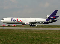 N526FE @ LFPG - Taxiing to the Cargo apron... - by Shunn311