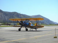 N67823 @ SZP - 1943 Boeing Stearman A75N1 (PT-17), Lycoming R680 225 Hp, taxi - by Doug Robertson