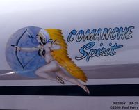 N8586Y @ ILM - Civil noseart, got to love it