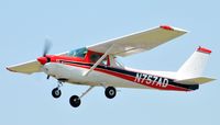N757AD @ HBI - Departing runway 21 - by John W. Thomas