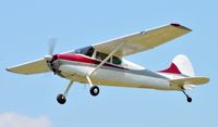 N1707D @ HBI - Departing runway 21 - by John W. Thomas