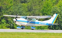 N2322R @ HBI - Arriving runway 21 - by John W. Thomas