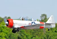 N6442D @ HBI - Departing runway 21 - by John W. Thomas