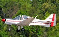 N8267E @ HBI - Departing runway 21 - by John W. Thomas