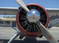 N5CC @ SZP - 1956 DeHavilland (Canada) DHC-2 BEAVER Remanufacture with many mods, Pratt & Whitney R-985 Wasp Jr. 450 Hp, chrome spinner - by Doug Robertson